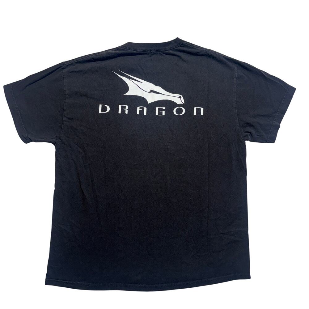 SpaceX T Shirt XL Black Dragon Crew Capsule NASA Demo - 1 Elon Musk Casual Tee